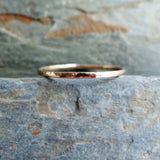 Tiny 14k Rose Gold Stacking Ring