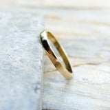 2mm Gold Wedding Band in Polished or Matte Finish